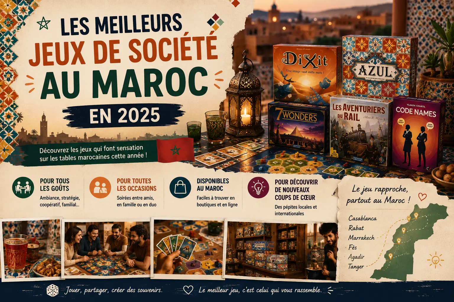 أفضل ألعاب الطاولة في المغرب 2025: اختياراتنا