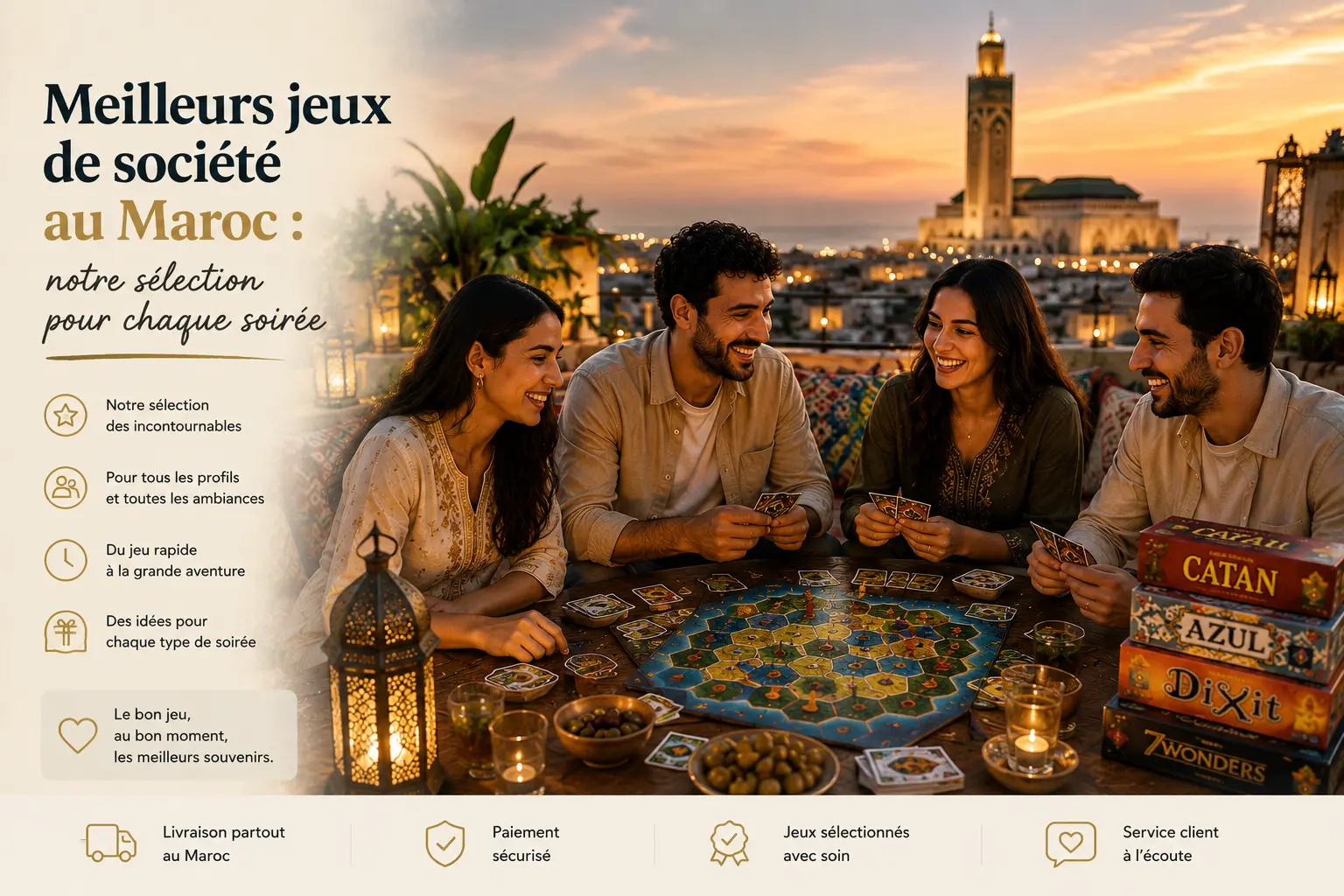 أفضل ألعاب الطاولة في المغرب: اختياراتنا لكل سهرة لعب