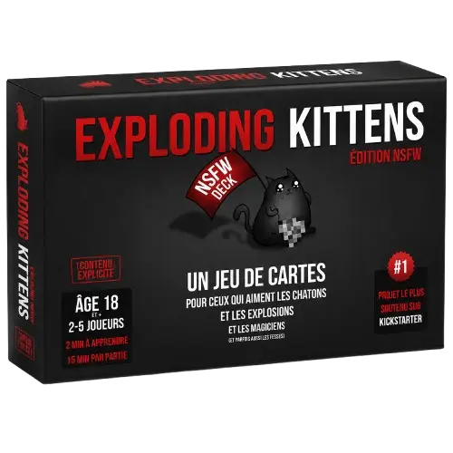 Exploding Kittens NSFW – Adult Card Game