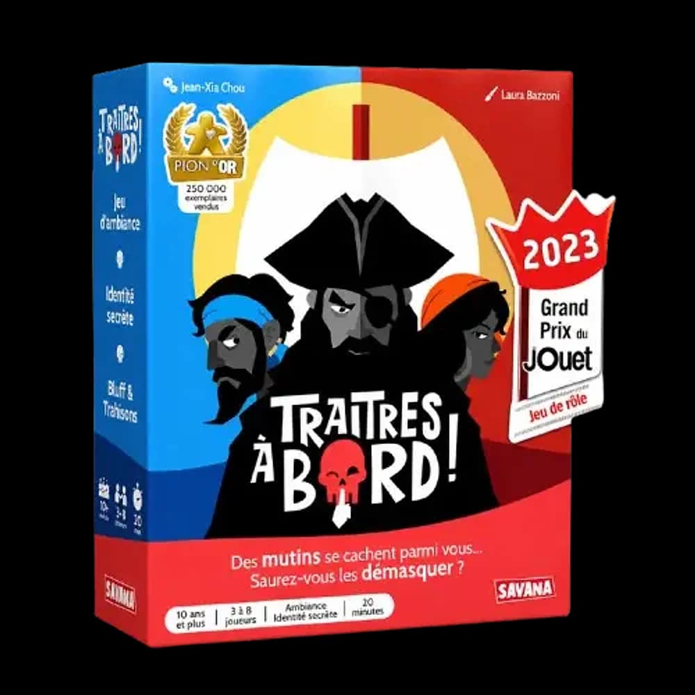 Traîtres à Bord – Jeu de société de bluff et identité secrète
