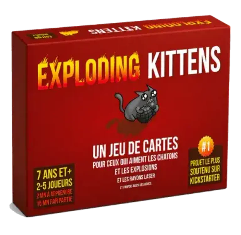 Exploding Kittens – Jeu de société de cartes fun et rapide