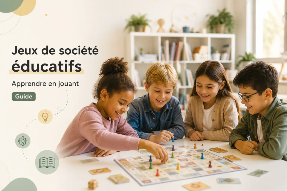 Jeux de societe educatifs : apprendre en jouant — Guide