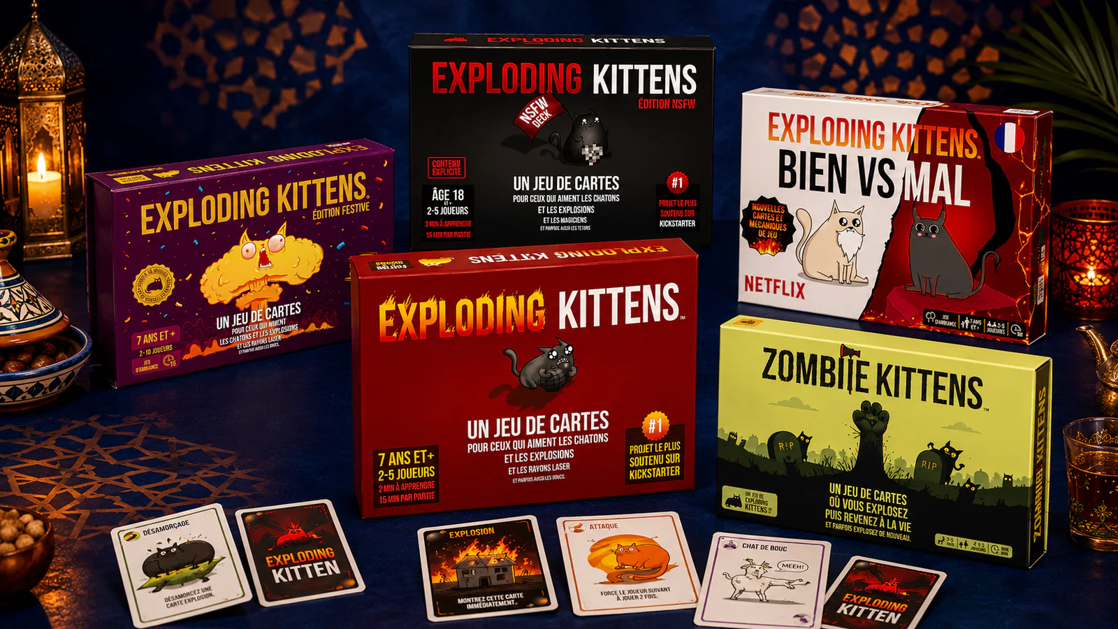 Quel Exploding Kittens choisir ? Guide des 5 éditions