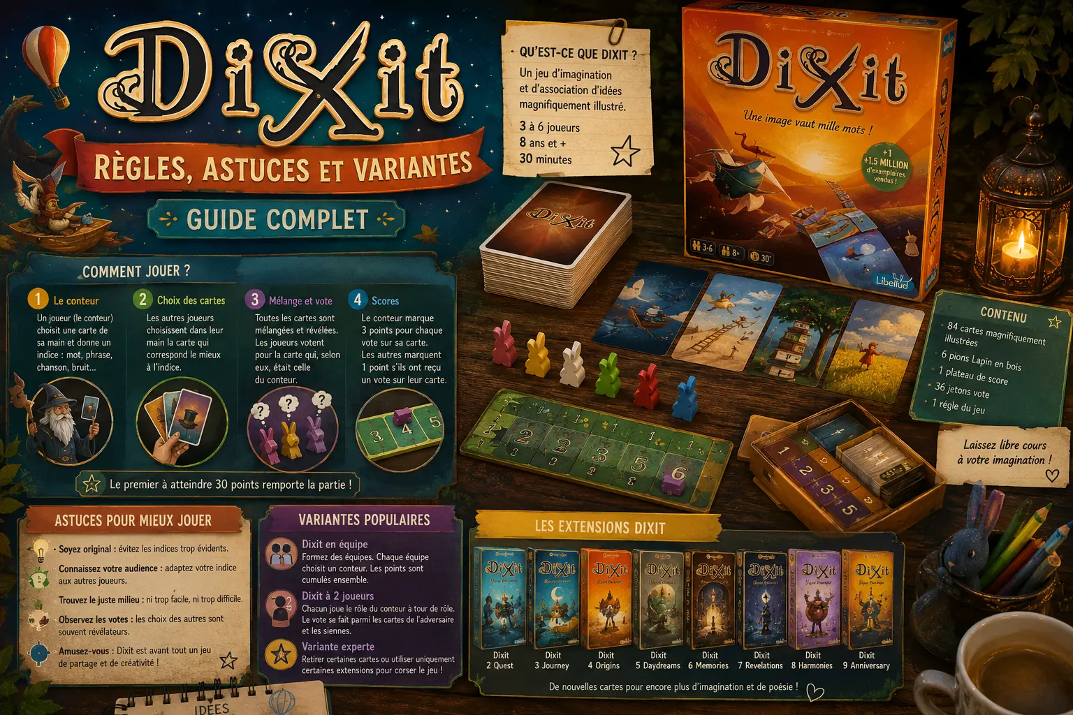 Dixit Rules, Tips and Variants: Complete Guide