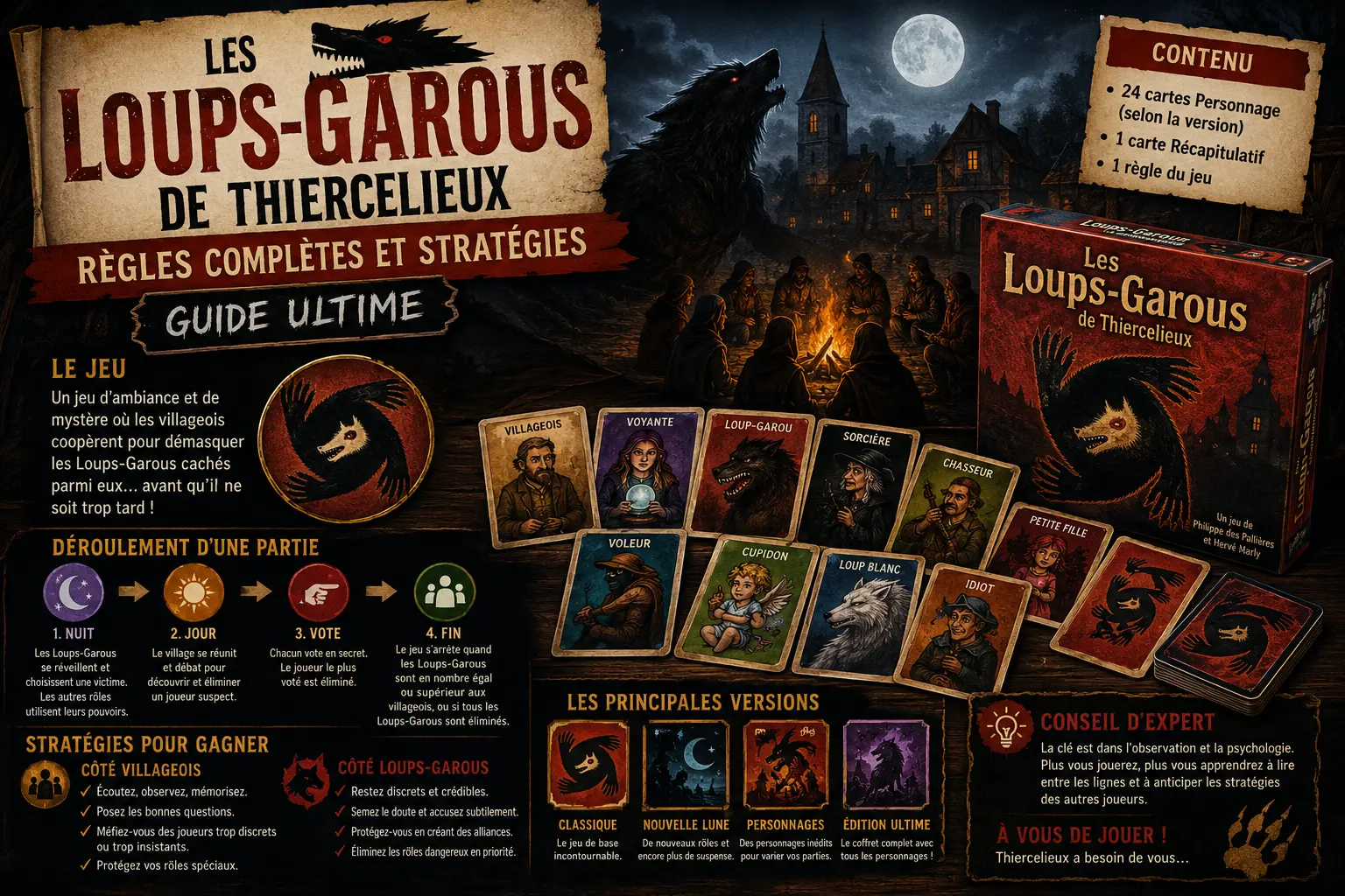 The Werewolves of Miller’s Hollow: Rules and Strategies