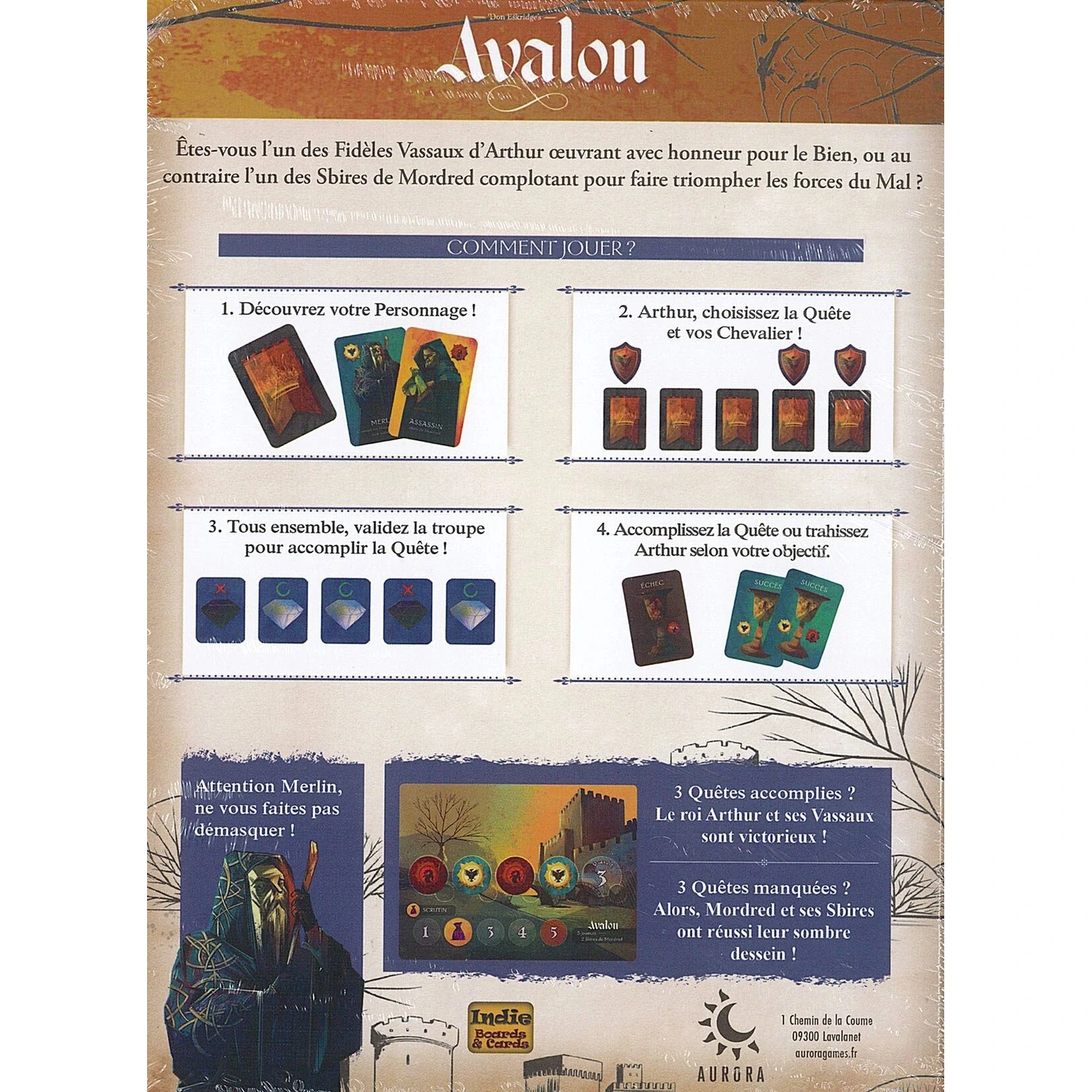 Avalon – Rôles secrets et quêtes en équipe