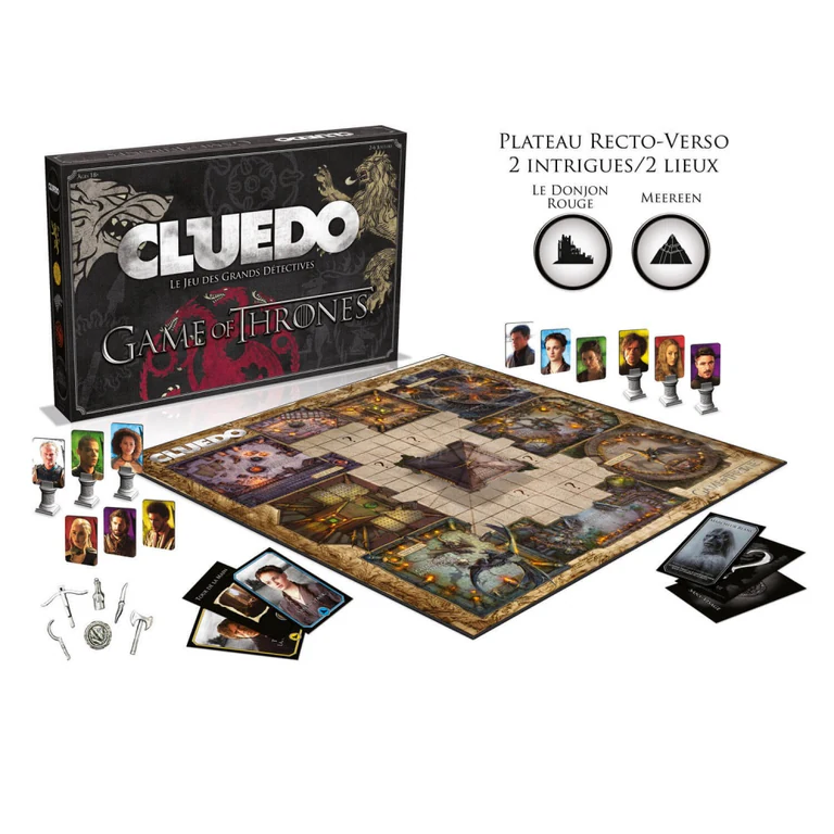 Cluedo Game of Thrones – Jeu d’enquête (version française)