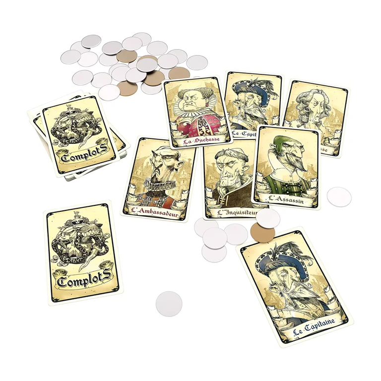 Complots – Jeu de bluff et de rôles cachés