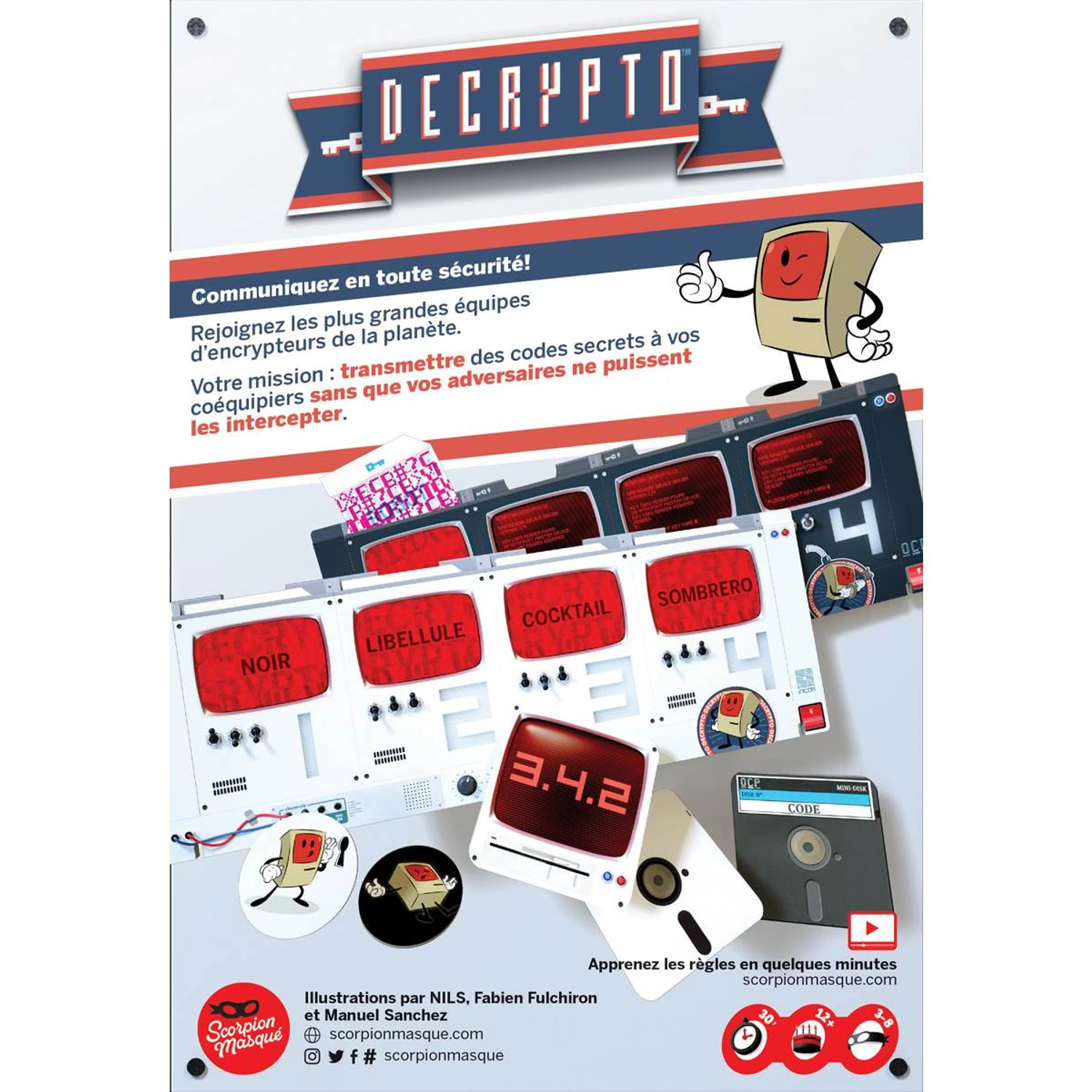 Decrypto – Codes secrets et déduction en équipe