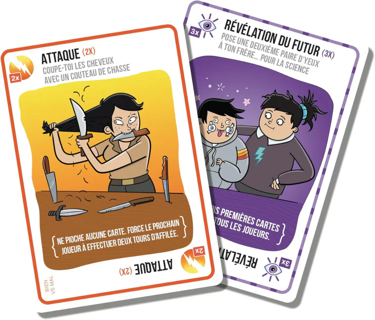 Exploding Kittens : Bien vs Mal - Jeu de cartes