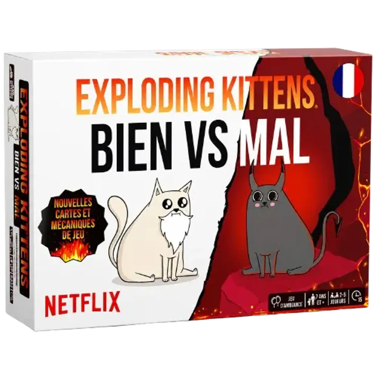 Exploding Kittens : Bien vs Mal - Jeu de cartes