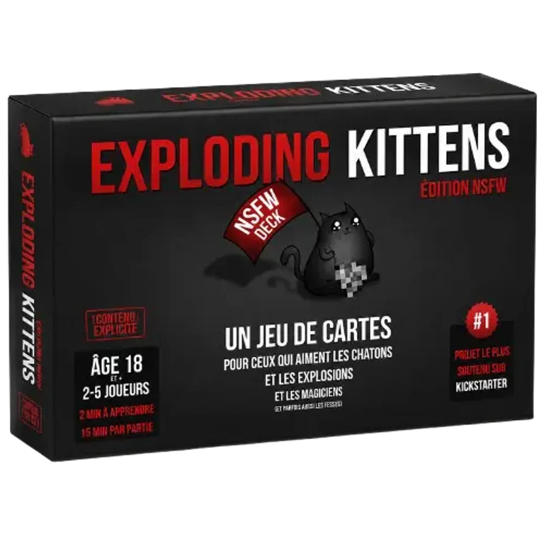 Exploding Kittens NSFW – Jeu de cartes adulte