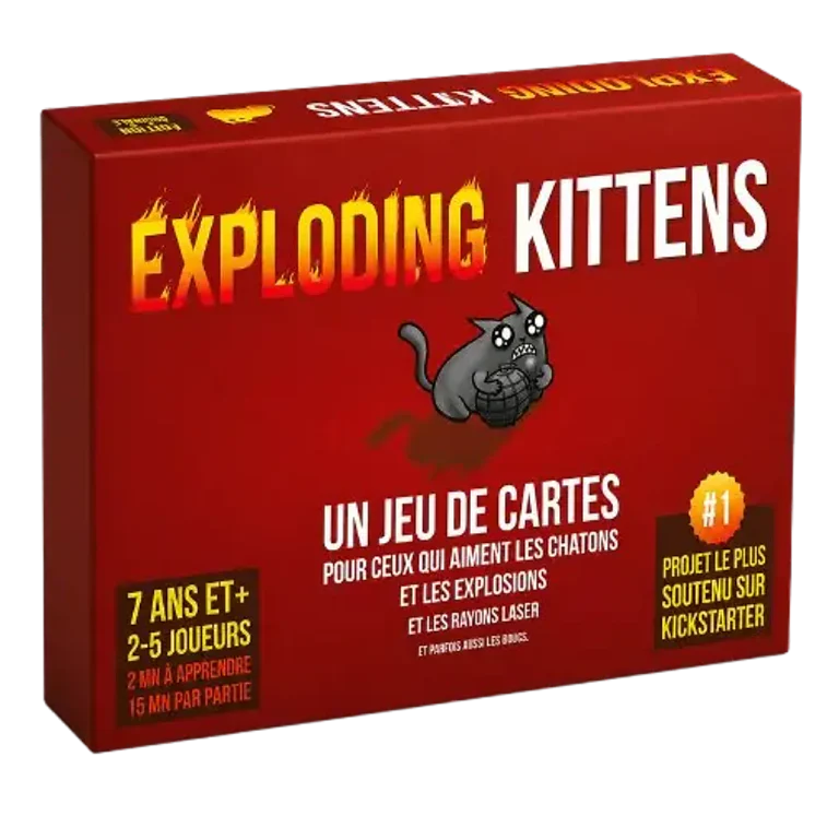 Exploding Kittens – Jeu de société de cartes fun et rapide