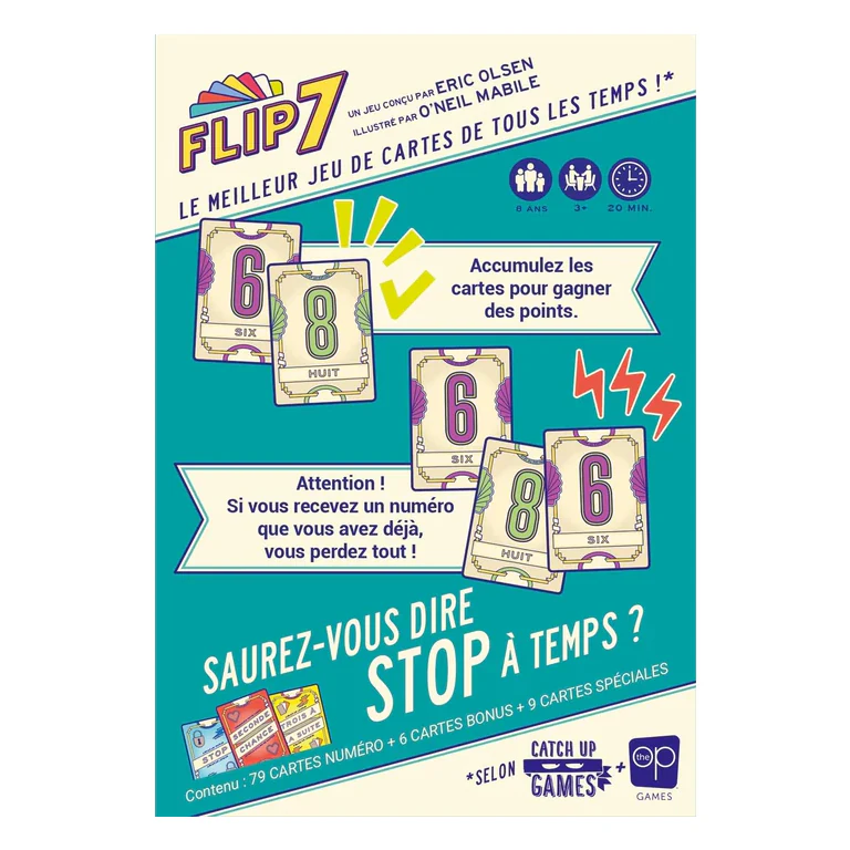 Flip 7 – Jeu de cartes stop ou encore