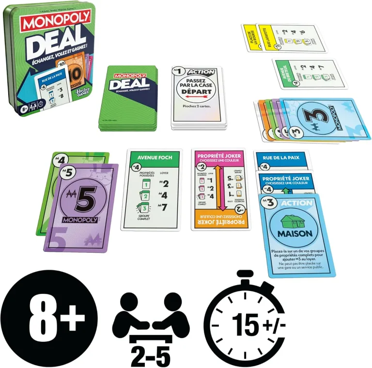 Monopoly Deal – Boîte métal (édition française)