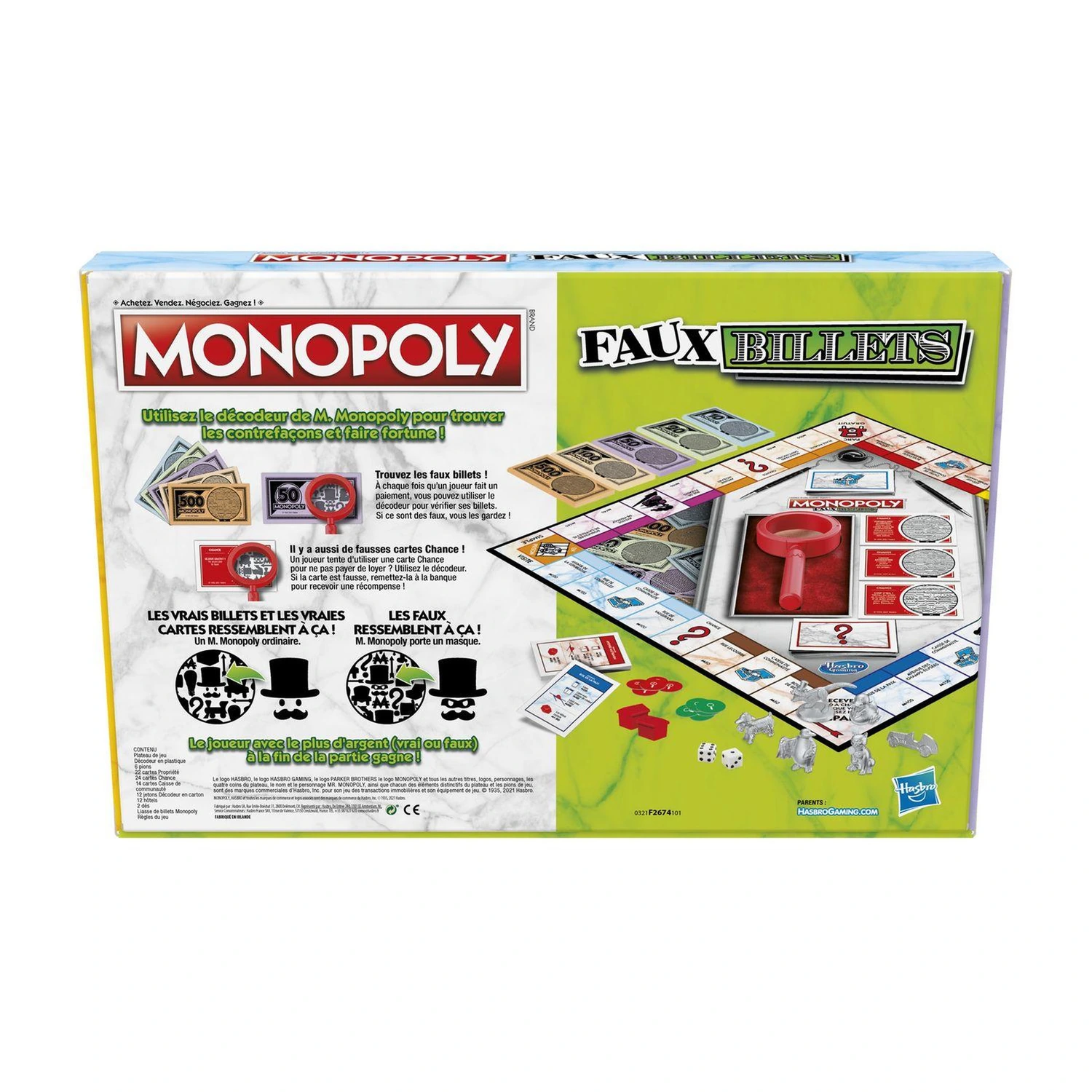 Monopoly Faux Billets – Décodeur et bluff