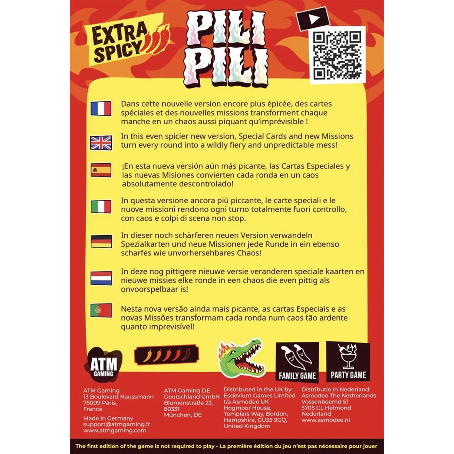 Pili Pili Extra Spicy – Paris, plis et cartes spéciales