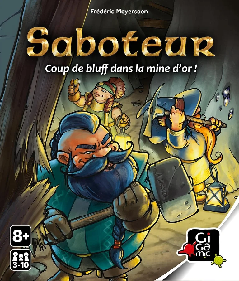 Saboteur – Jeu de bluff dans la mine d’or