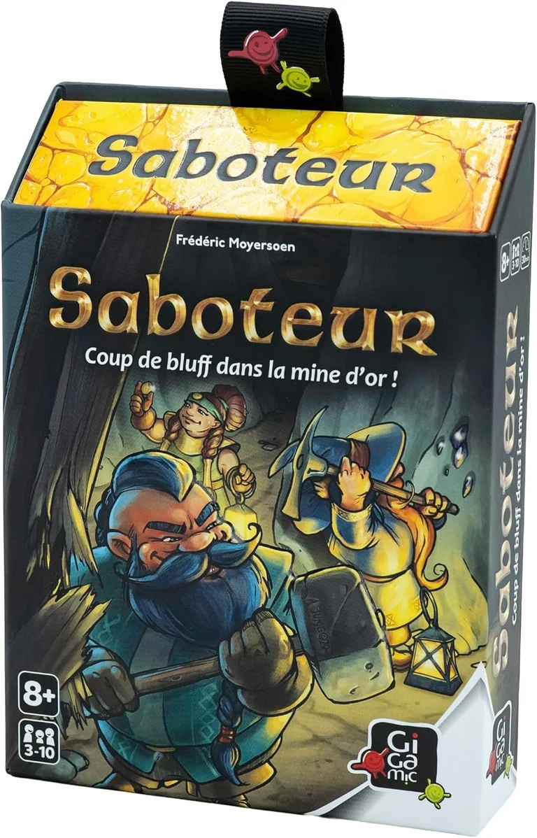 Saboteur – Jeu de bluff dans la mine d’or