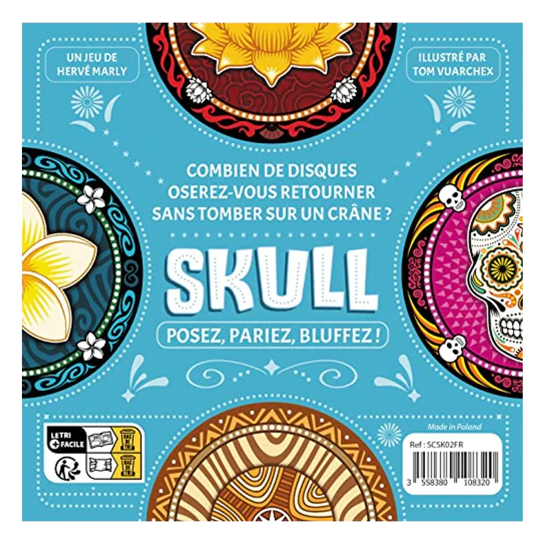 Skull – لعبة الخداع والمجازفة (نسخة فرنسية)