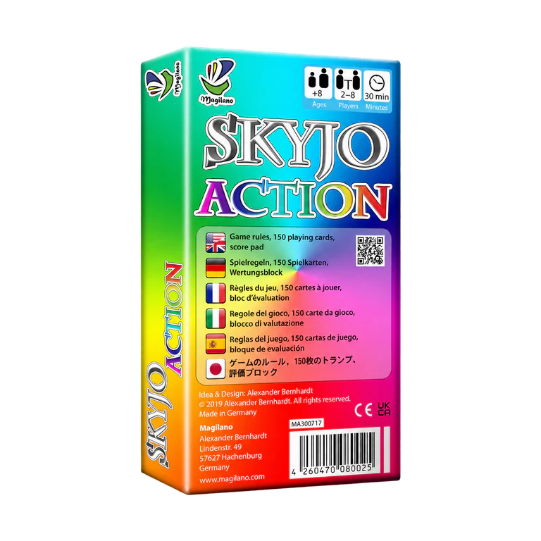 Skyjo Action – لعبة ورق عائلية واستراتيجية