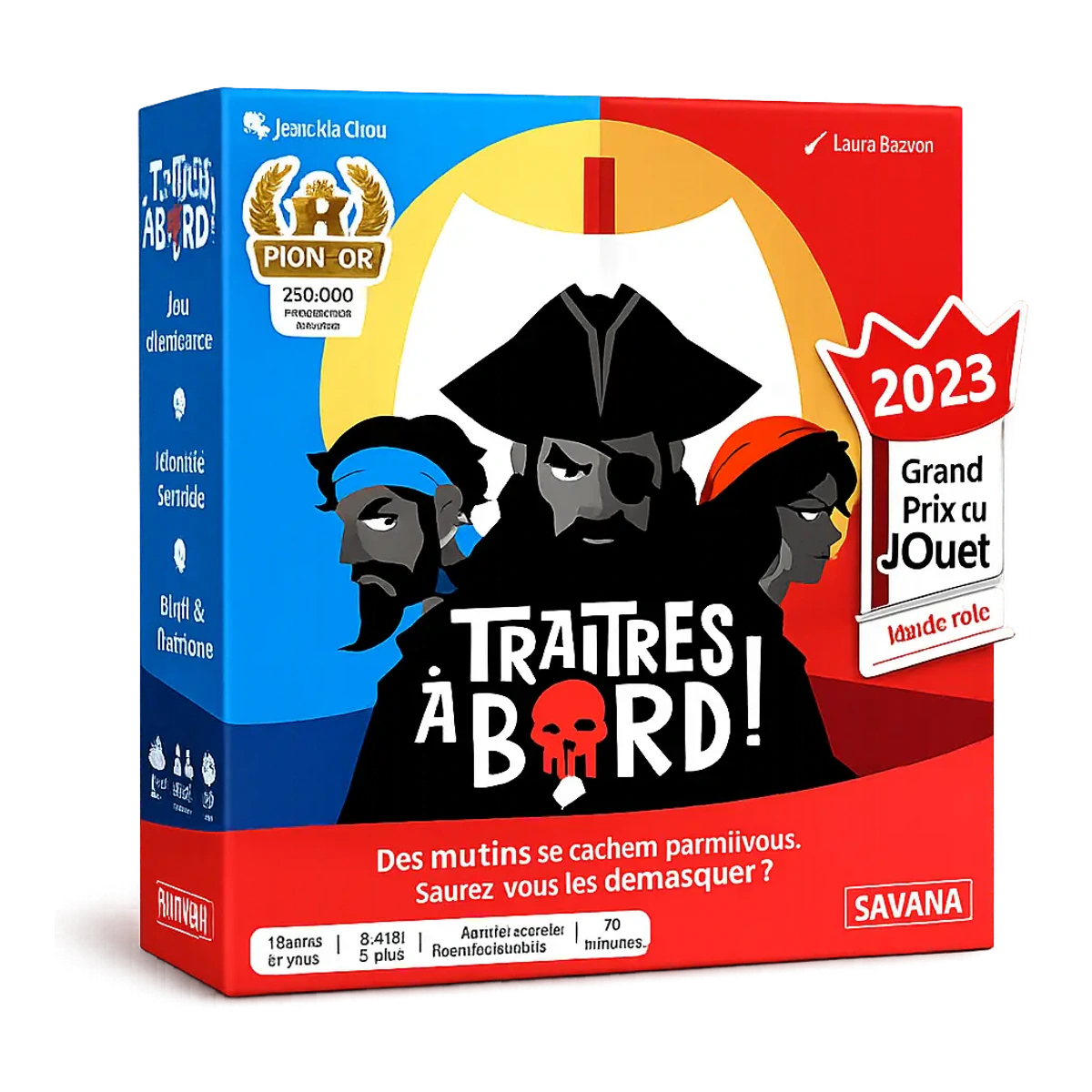 Traîtres à Bord – Jeu de société de bluff et identité secrète