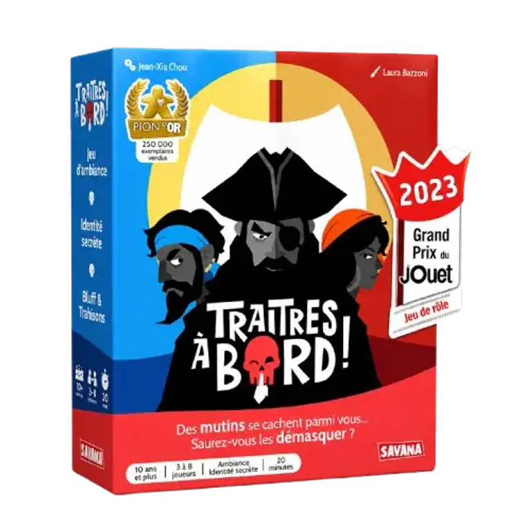 Traîtres à Bord – Jeu de société de bluff et identité secrète