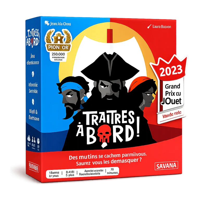 Traitors Aboard – Secret Identity Bluffing Game